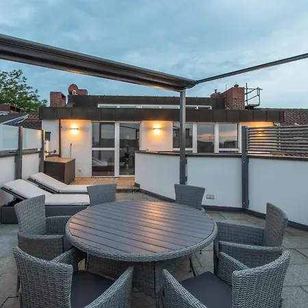 Penthouse-maisonette - Center, Highspeed Internet, Garage 公寓 沃尔姆斯