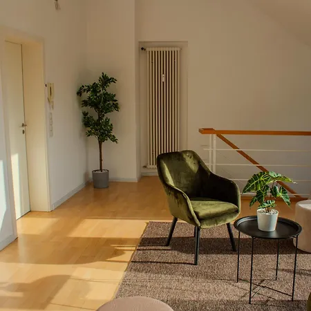 公寓 Penthouse-maisonette - Center, Highspeed Internet, Garage 沃尔姆斯