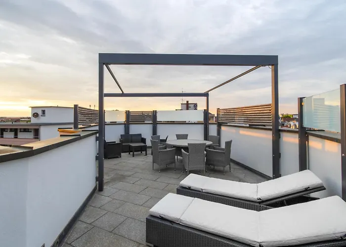 Apartament Penthouse-maisonette - Center, Highspeed Internet, Garage