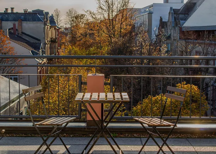 Penthouse-maisonette - Center, Highspeed Internet, Garage Apartament